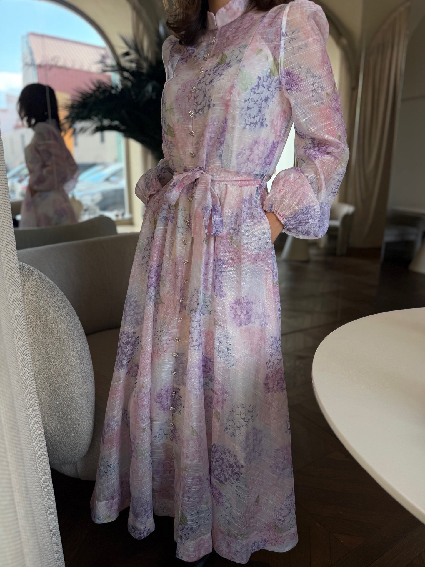 Rosalie Watercolour Maxi Dress