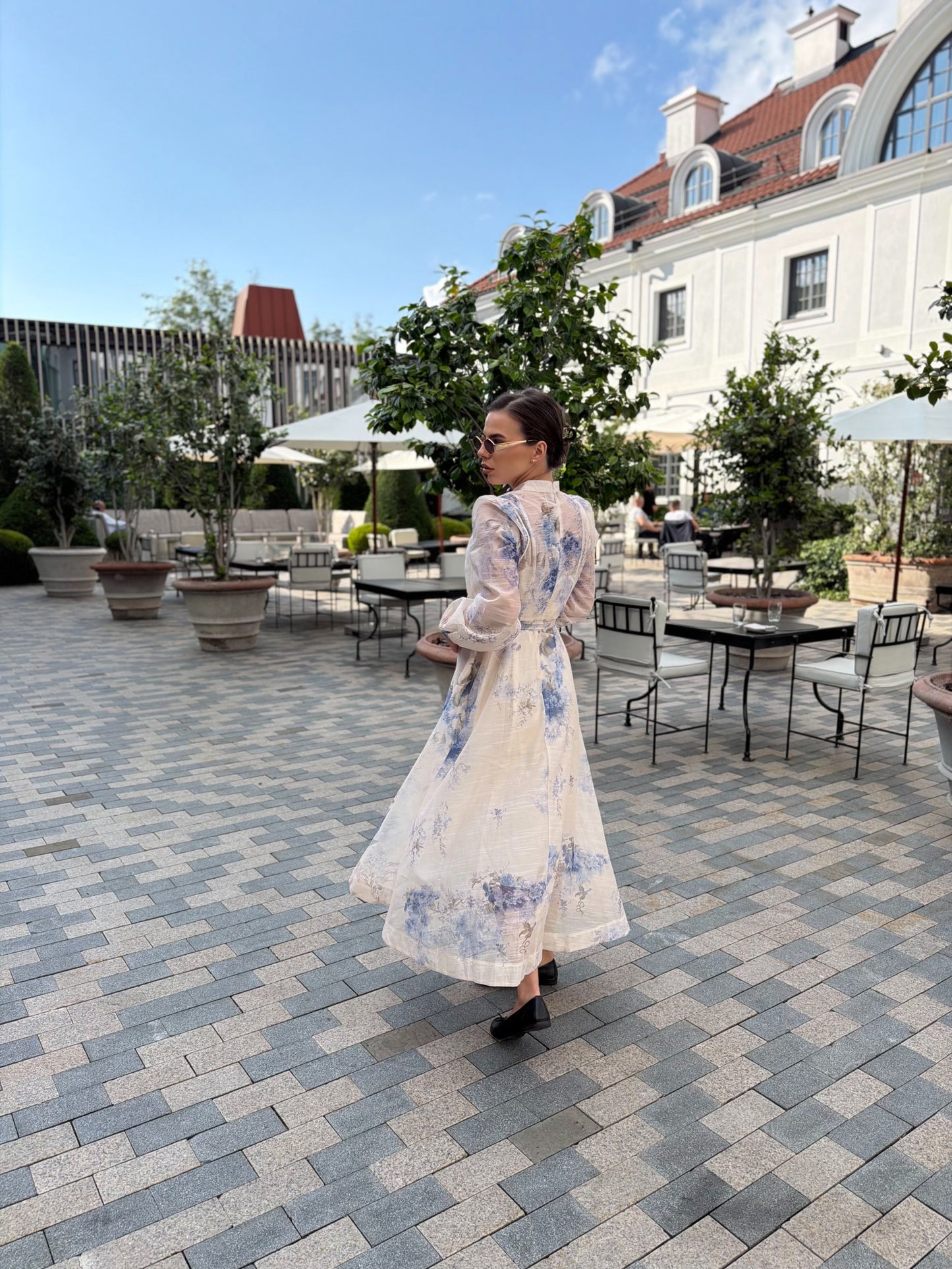 Rosalie Watercolour Maxi Dress