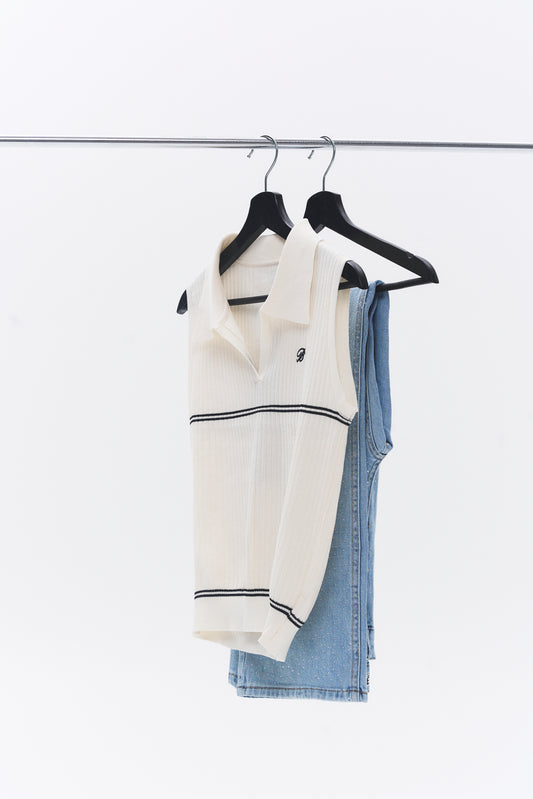 Isabelle Knit Polo Top