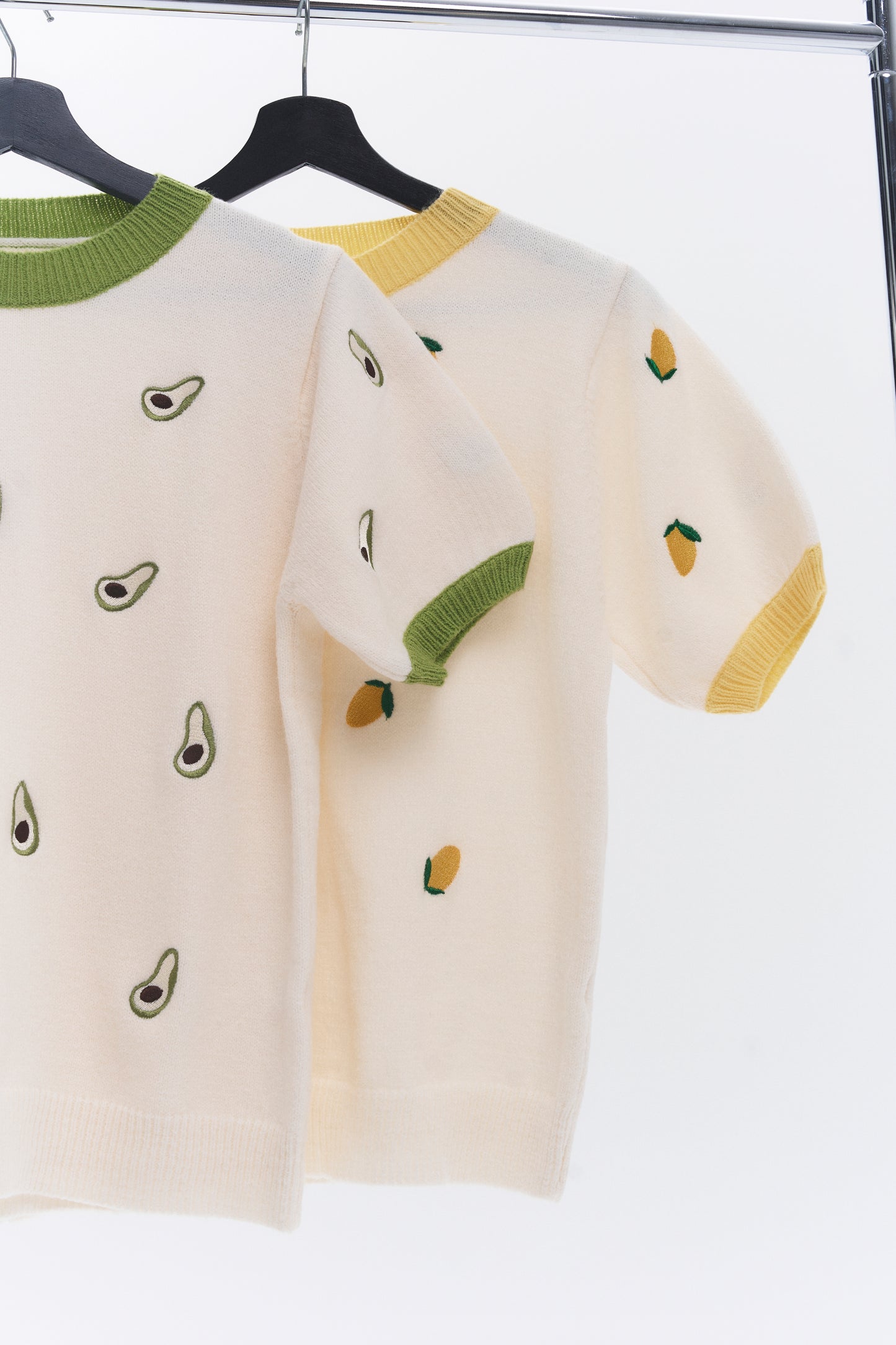 Amélie Embroidered Knit Top